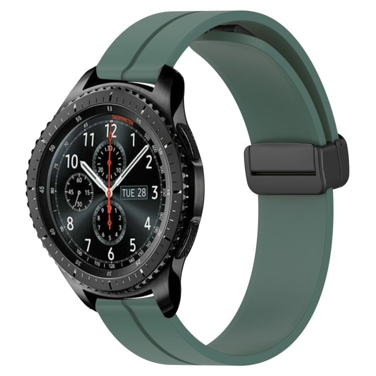 Cinturino in silicone con chiusura magnetica in tinta unita da 22 mm, For Samsung Gear S3 Classic, For Samsung Gear S3 Frontier