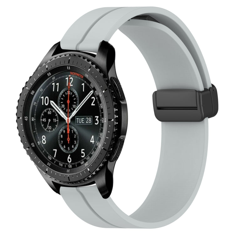 Cinturino in silicone con chiusura magnetica in tinta unita da 22 mm, For Samsung Gear S3 Classic, For Samsung Gear S3 Frontier