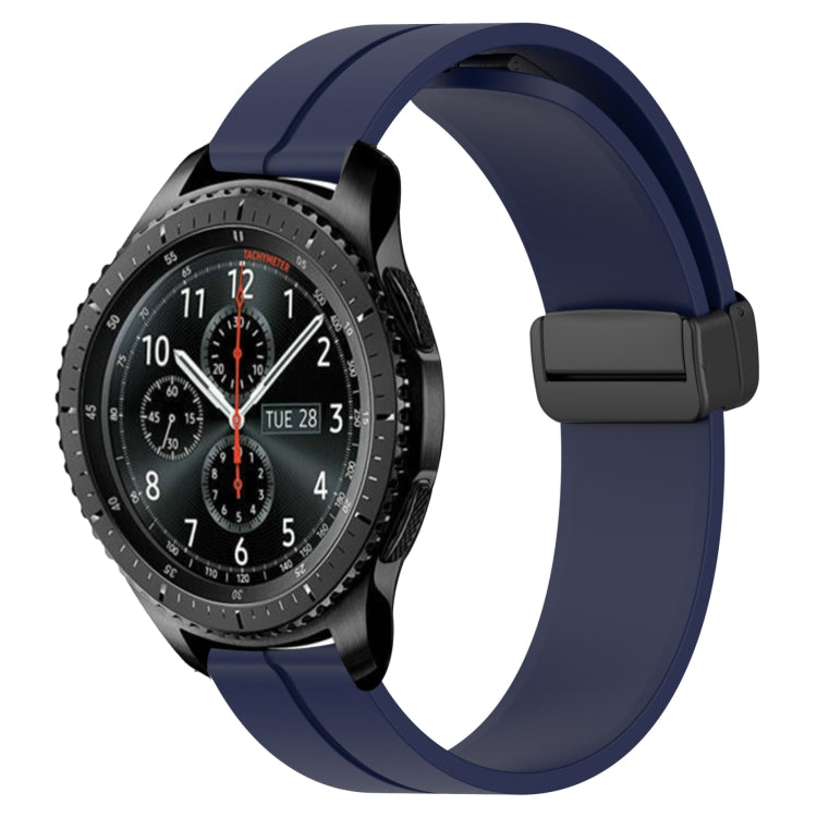 Cinturino in silicone con chiusura magnetica in tinta unita da 22 mm, For Samsung Gear S3 Classic, For Samsung Gear S3 Frontier