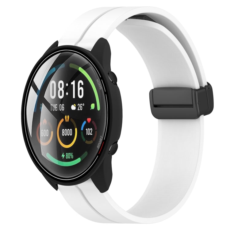 Cinturino in silicone con chiusura magnetica in tinta unita da 22 mm, For Xiaomi MI Watch Color