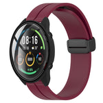 Cinturino in silicone con chiusura magnetica in tinta unita da 22 mm, For Xiaomi MI Watch Color