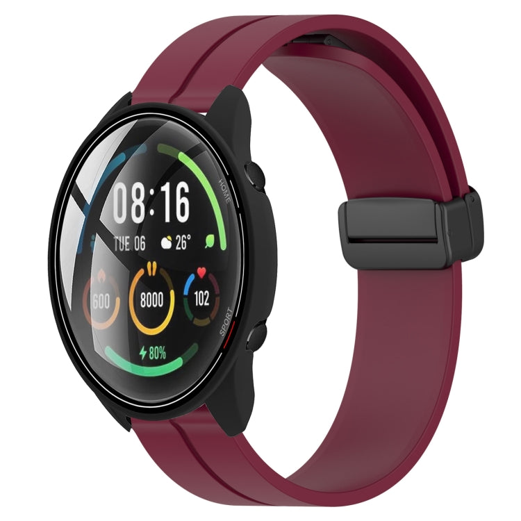 Cinturino in silicone con chiusura magnetica in tinta unita da 22 mm, For Xiaomi MI Watch Color