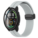 Cinturino in silicone con chiusura magnetica in tinta unita da 22 mm, For Xiaomi MI Watch Color
