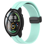 Cinturino in silicone con chiusura magnetica in tinta unita da 22 mm, For Xiaomi MI Watch Color