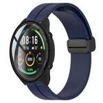 Cinturino in silicone con chiusura magnetica in tinta unita da 22 mm, For Xiaomi MI Watch Color