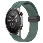 Cinturino in silicone con chiusura magnetica in tinta unita da 22 mm, For Amazfit GTR 4, For Amazfit GTR 3