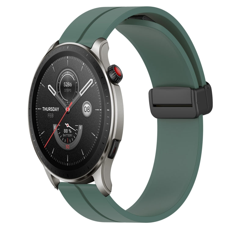 Cinturino in silicone con chiusura magnetica in tinta unita da 22 mm, For Amazfit GTR 4, For Amazfit GTR 3