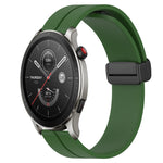 Cinturino in silicone con chiusura magnetica in tinta unita da 22 mm, For Amazfit GTR 4, For Amazfit GTR 3