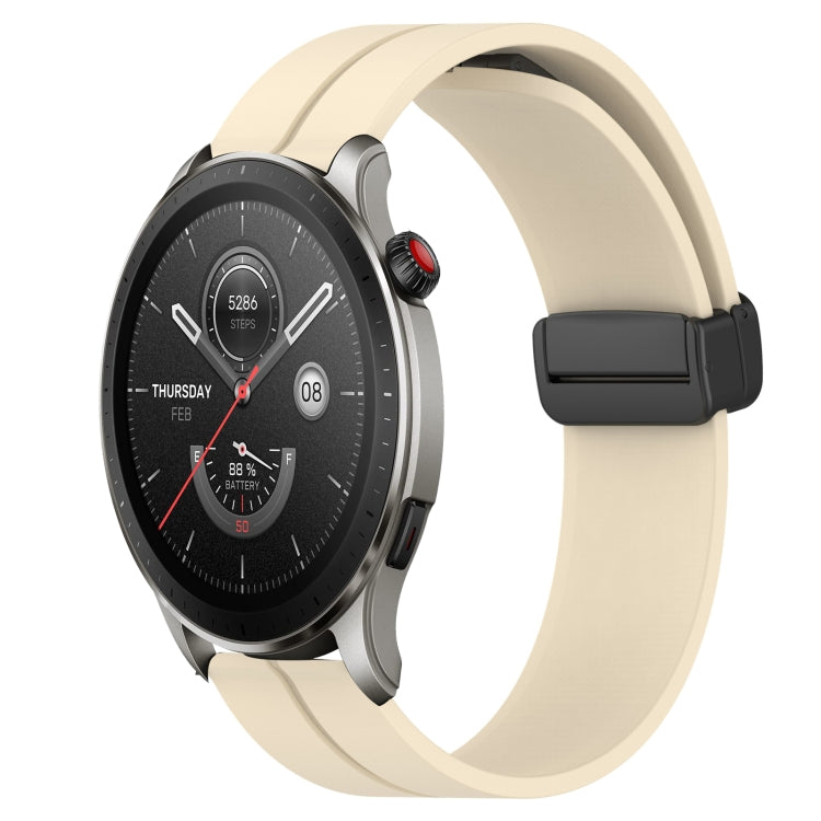 Cinturino in silicone con chiusura magnetica in tinta unita da 22 mm, For Amazfit GTR 4, For Amazfit GTR 3