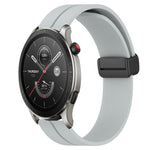 Cinturino in silicone con chiusura magnetica in tinta unita da 22 mm, For Amazfit GTR 4, For Amazfit GTR 3