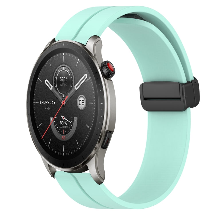 Cinturino in silicone con chiusura magnetica in tinta unita da 22 mm, For Amazfit GTR 4, For Amazfit GTR 3