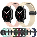 Cinturino in silicone con chiusura magnetica in tinta unita da 22 mm, For Amazfit GTR 4, For Amazfit GTR 3