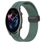 Cinturino in silicone con chiusura magnetica in tinta unita da 22 mm, For Amazfit GTR 4, For Amazfit GTR 3