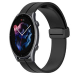 Cinturino in silicone con chiusura magnetica in tinta unita da 22 mm, For Amazfit GTR 4, For Amazfit GTR 3