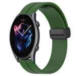 Cinturino in silicone con chiusura magnetica in tinta unita da 22 mm, For Amazfit GTR 4, For Amazfit GTR 3