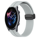 Cinturino in silicone con chiusura magnetica in tinta unita da 22 mm, For Amazfit GTR 4, For Amazfit GTR 3
