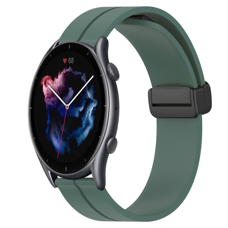 Cinturino in silicone con chiusura magnetica in tinta unita da 22 mm, For Amazfit GTR 3 Pro, For Amazfit GTR 2e