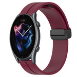 Cinturino in silicone con chiusura magnetica in tinta unita da 22 mm, For Amazfit GTR 3 Pro, For Amazfit GTR 2e
