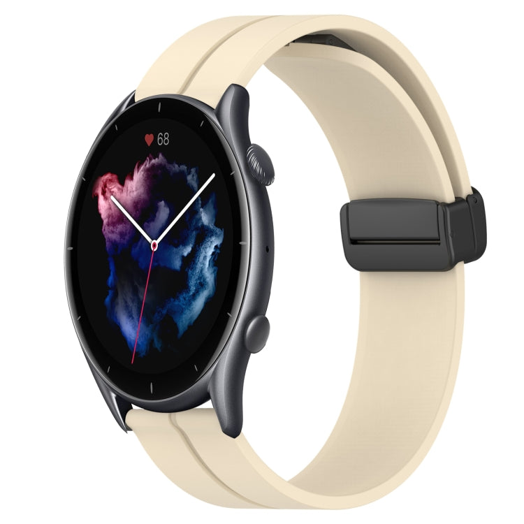 Cinturino in silicone con chiusura magnetica in tinta unita da 22 mm, For Amazfit GTR 3 Pro, For Amazfit GTR 2e
