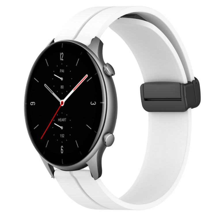 Cinturino in silicone con chiusura magnetica in tinta unita da 22 mm, For Amazfit GTR 3 Pro, For Amazfit GTR 2e