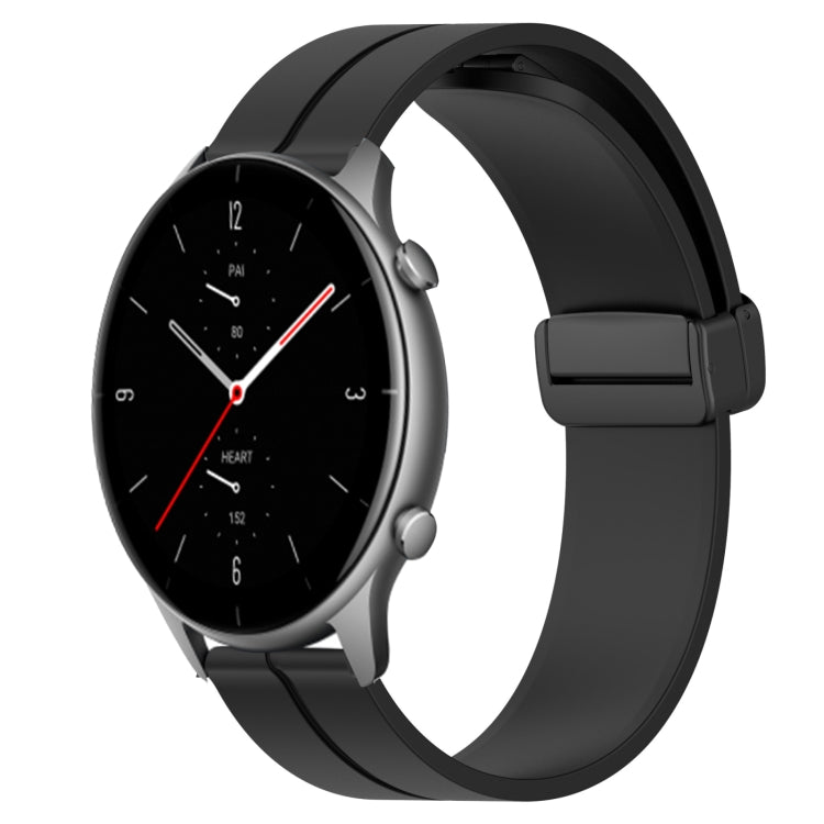 Cinturino in silicone con chiusura magnetica in tinta unita da 22 mm, For Amazfit GTR 3 Pro, For Amazfit GTR 2e