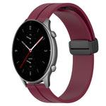 Cinturino in silicone con chiusura magnetica in tinta unita da 22 mm, For Amazfit GTR 3 Pro, For Amazfit GTR 2e