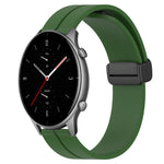 Cinturino in silicone con chiusura magnetica in tinta unita da 22 mm, For Amazfit GTR 3 Pro, For Amazfit GTR 2e