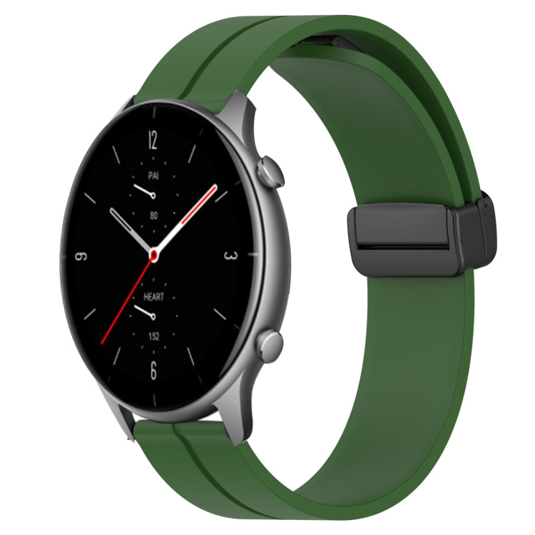 Cinturino in silicone con chiusura magnetica in tinta unita da 22 mm, For Amazfit GTR 3 Pro, For Amazfit GTR 2e