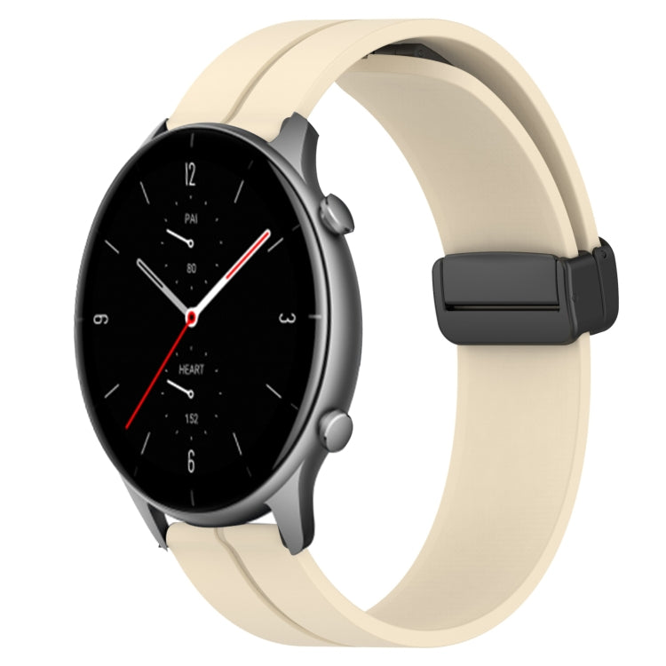Cinturino in silicone con chiusura magnetica in tinta unita da 22 mm, For Amazfit GTR 3 Pro, For Amazfit GTR 2e