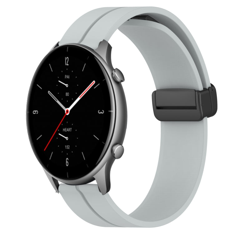 Cinturino in silicone con chiusura magnetica in tinta unita da 22 mm, For Amazfit GTR 3 Pro, For Amazfit GTR 2e