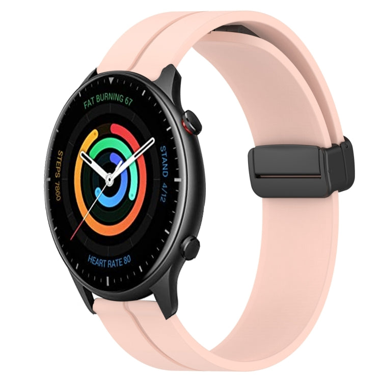 Cinturino in silicone con chiusura magnetica in tinta unita da 22 mm, For Amazfit GTR 2, For Amazfit 3