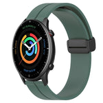 Cinturino in silicone con chiusura magnetica in tinta unita da 22 mm, For Amazfit GTR 2, For Amazfit 3