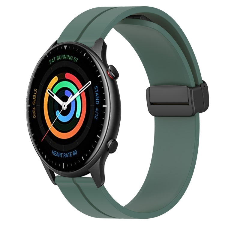 Cinturino in silicone con chiusura magnetica in tinta unita da 22 mm, For Amazfit GTR 2, For Amazfit 3