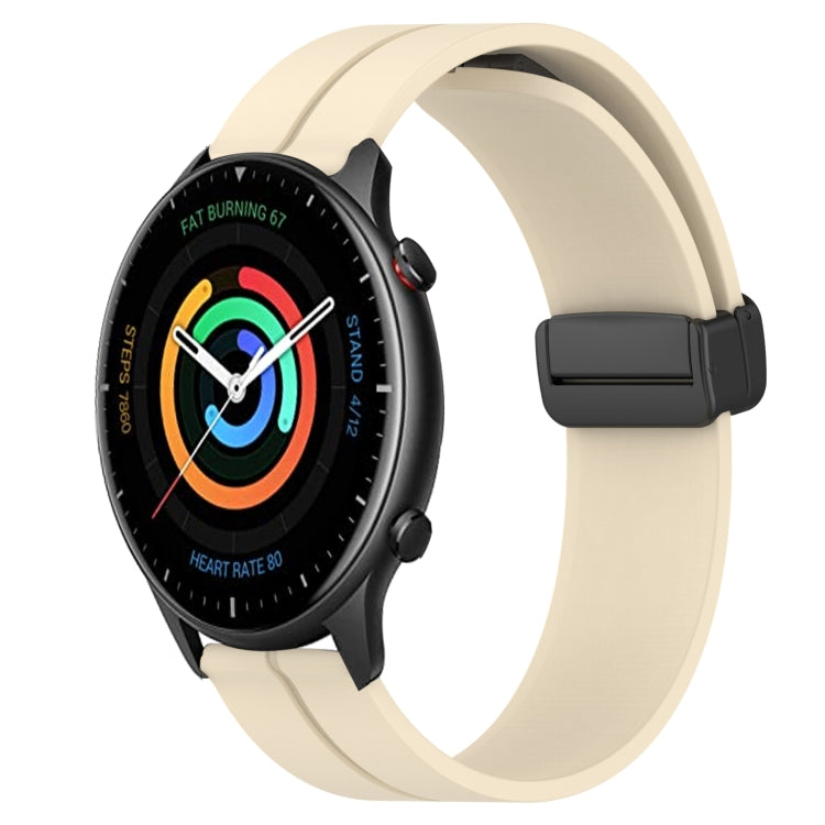 Cinturino in silicone con chiusura magnetica in tinta unita da 22 mm, For Amazfit GTR 2, For Amazfit 3
