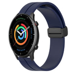Cinturino in silicone con chiusura magnetica in tinta unita da 22 mm, For Amazfit GTR 2, For Amazfit 3
