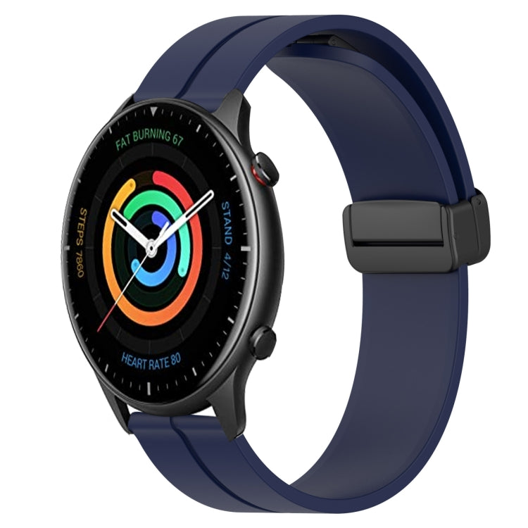 Cinturino in silicone con chiusura magnetica in tinta unita da 22 mm, For Amazfit GTR 2, For Amazfit 3