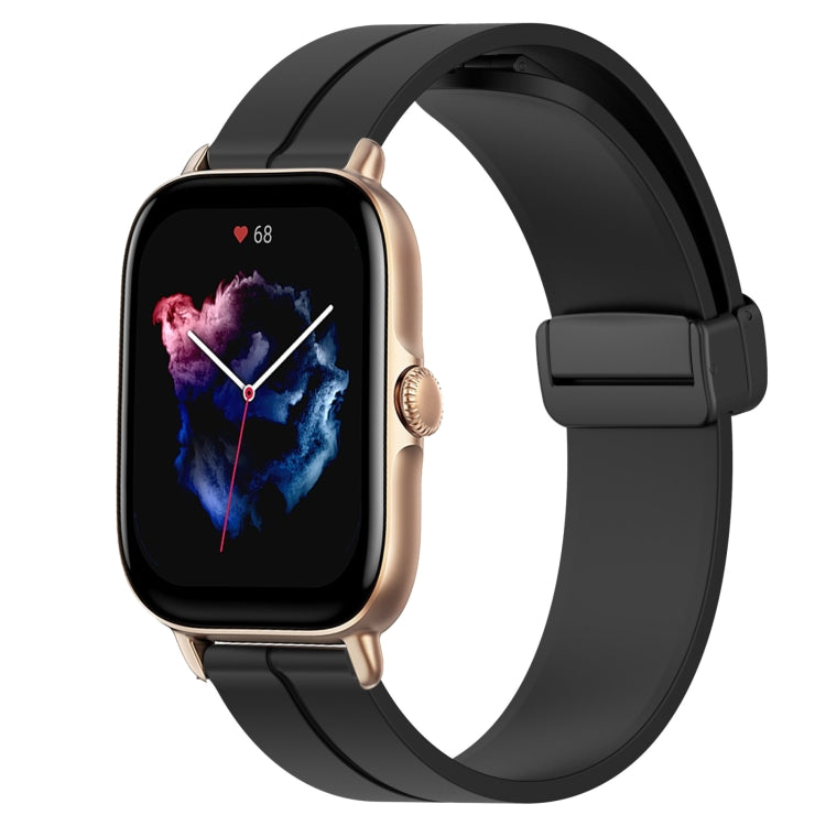 Cinturino in silicone con chiusura magnetica in tinta unita da 22 mm, For Amazfit GTR 2, For Amazfit 3