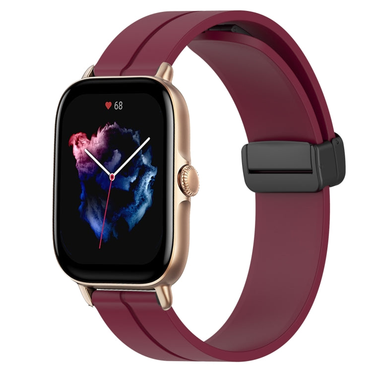 Cinturino in silicone con chiusura magnetica in tinta unita da 22 mm, For Amazfit GTR 2, For Amazfit 3