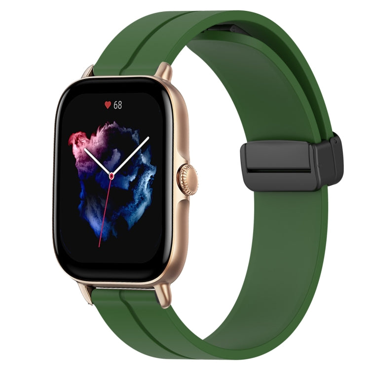 Cinturino in silicone con chiusura magnetica in tinta unita da 22 mm, For Amazfit GTR 2, For Amazfit 3