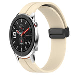 Cinturino in silicone con chiusura magnetica in tinta unita da 22 mm, For Amazfit GTR 47mm