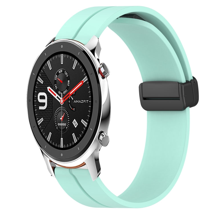 Cinturino in silicone con chiusura magnetica in tinta unita da 22 mm, For Amazfit GTR 47mm