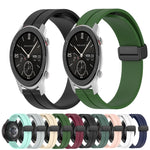 Cinturino in silicone con chiusura magnetica in tinta unita da 22 mm, For Amazfit GTR 47mm