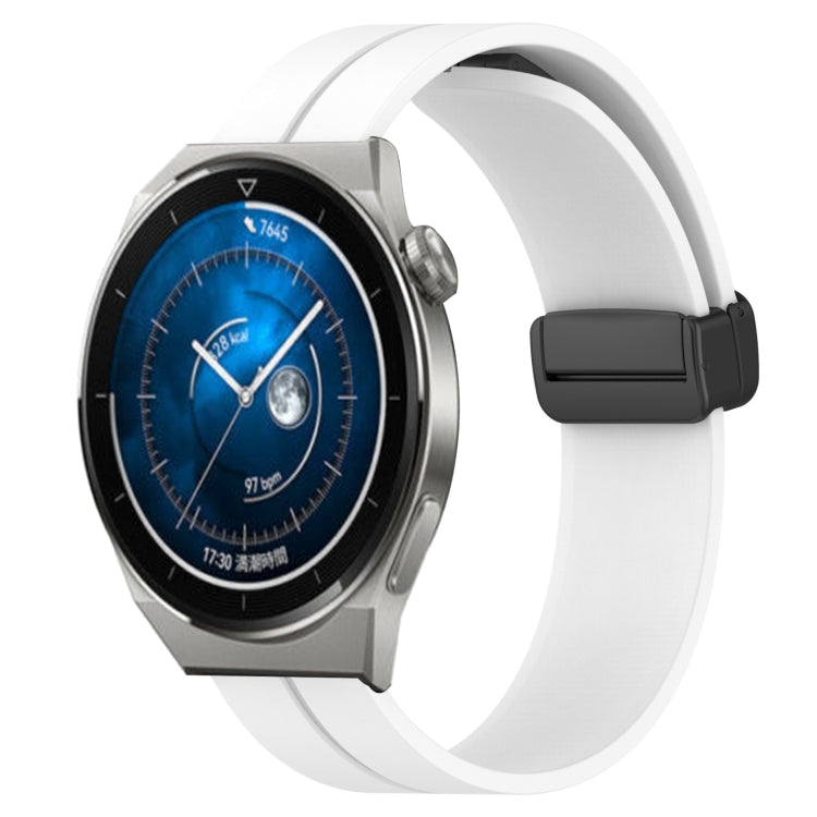 Cinturino in silicone 22mm con chiusura magnetica per Huawei Watc
