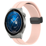 Cinturino in silicone con chiusura magnetica in tinta unita da 22 mm, For Huawei Watch GT3 Pro 46mm, For Huawei Watch GT3 46mm