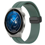 Cinturino in silicone con chiusura magnetica in tinta unita da 22 mm, For Huawei Watch GT3 Pro 46mm, For Huawei Watch GT3 46mm