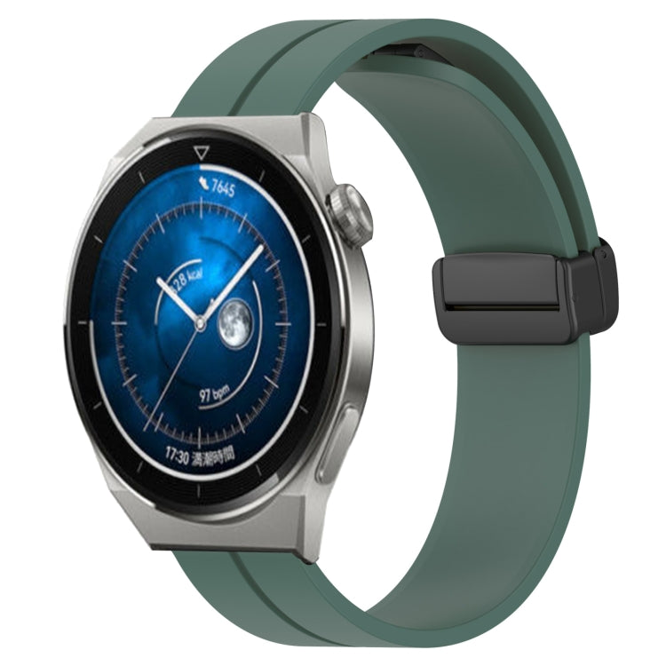 Cinturino in silicone con chiusura magnetica in tinta unita da 22 mm, For Huawei Watch GT3 Pro 46mm, For Huawei Watch GT3 46mm