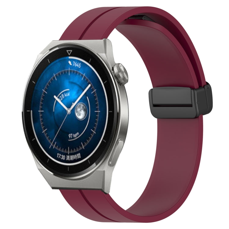Cinturino in silicone con chiusura magnetica in tinta unita da 22 mm, For Huawei Watch GT3 Pro 46mm, For Huawei Watch GT3 46mm