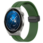 Cinturino in silicone con chiusura magnetica in tinta unita da 22 mm, For Huawei Watch GT3 Pro 46mm, For Huawei Watch GT3 46mm