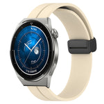 Cinturino in silicone con chiusura magnetica in tinta unita da 22 mm, For Huawei Watch GT3 Pro 46mm, For Huawei Watch GT3 46mm