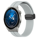 Cinturino in silicone con chiusura magnetica in tinta unita da 22 mm, For Huawei Watch GT3 Pro 46mm, For Huawei Watch GT3 46mm